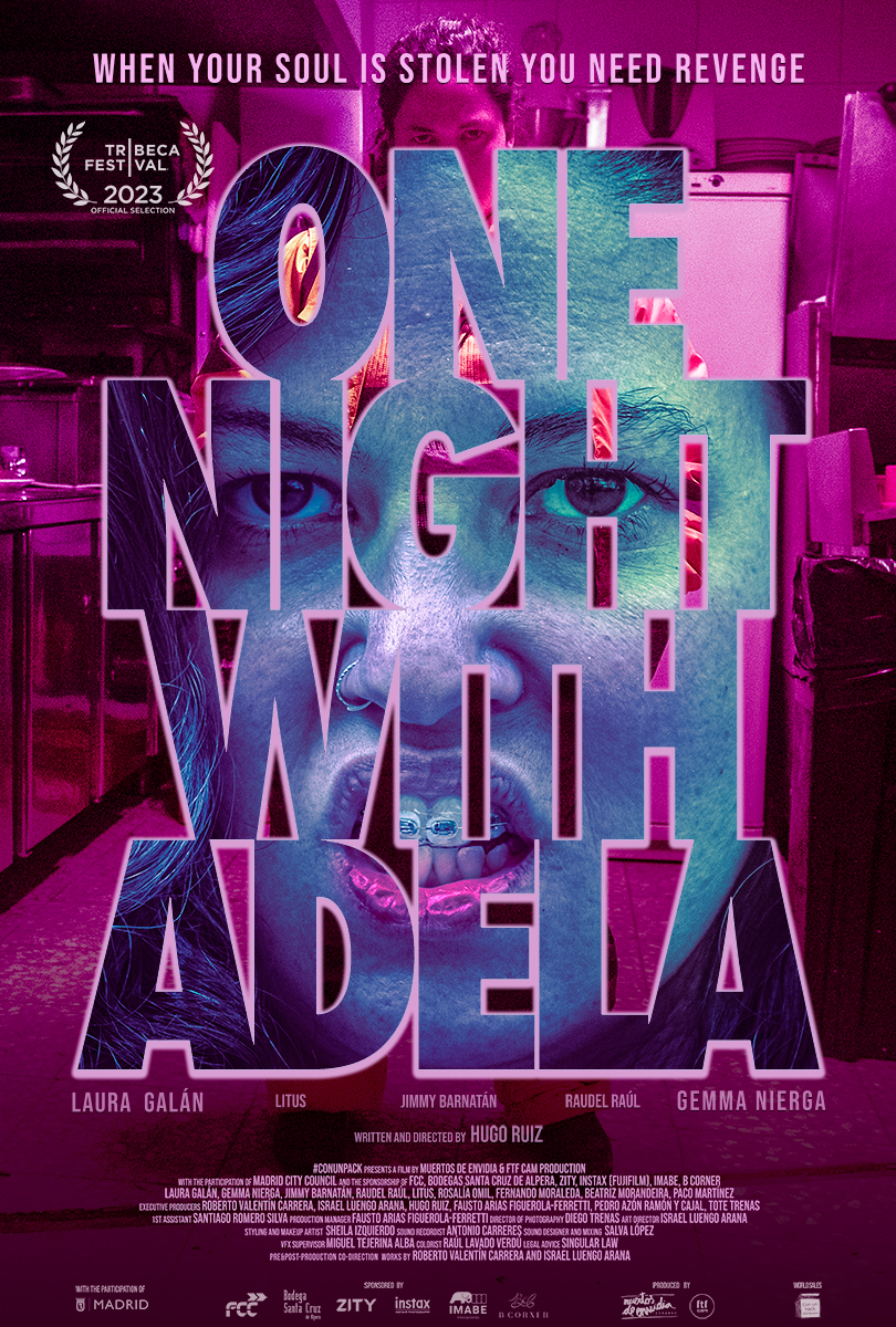 Cartel de Una Noche con Adela
